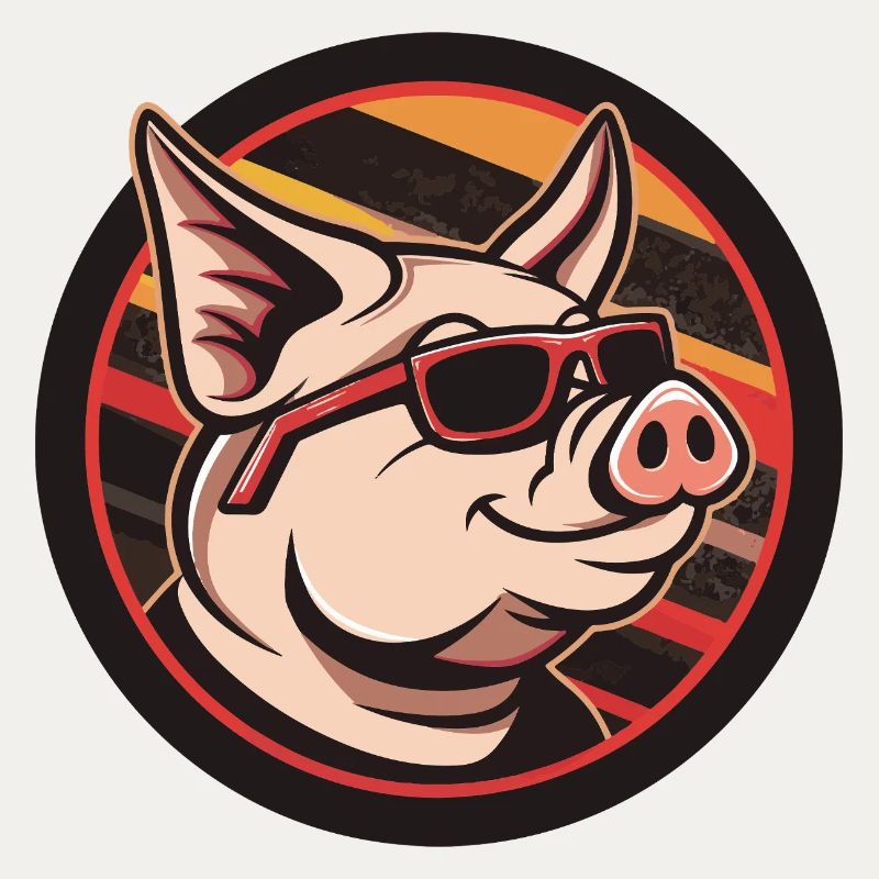 Cochon Bande Dessinée Cool