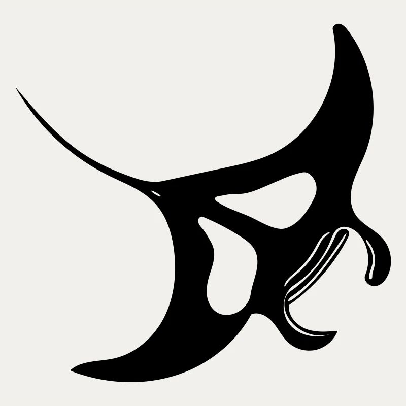 Manta Rochen Vector