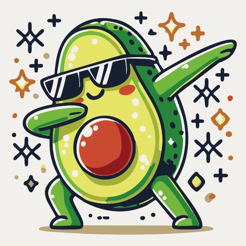Dabbende Avocado
