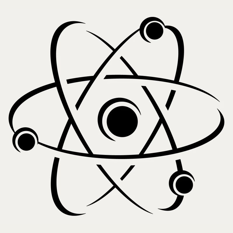 Icône de l'atome de science