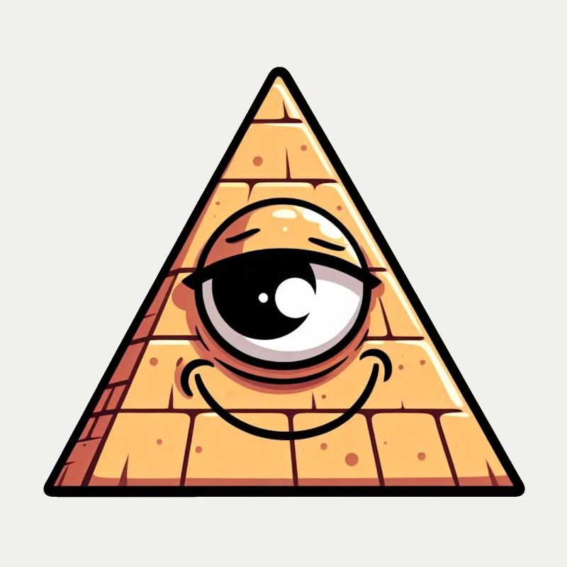 All Seeing Pyramid Eye