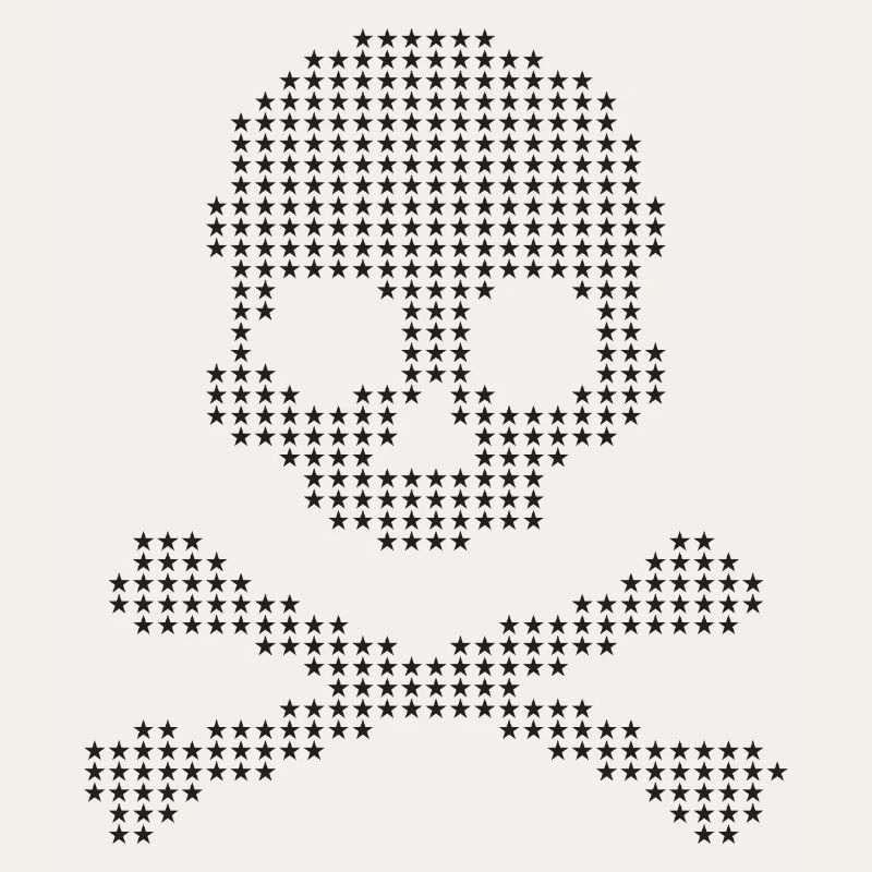 Starry Skull & Crossbones