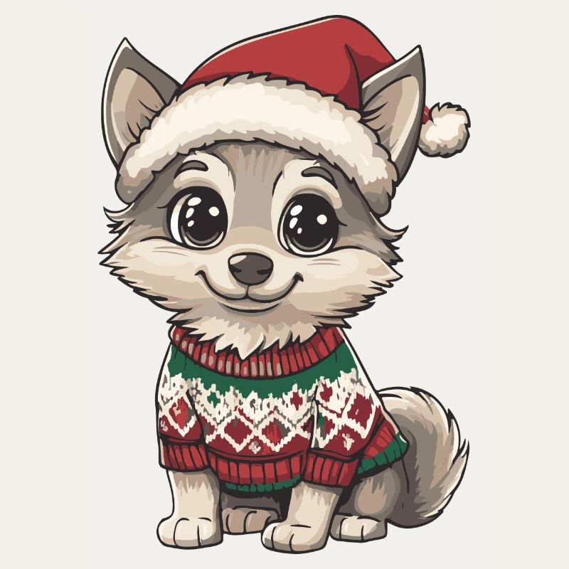 Wolf Weihnachten Comic