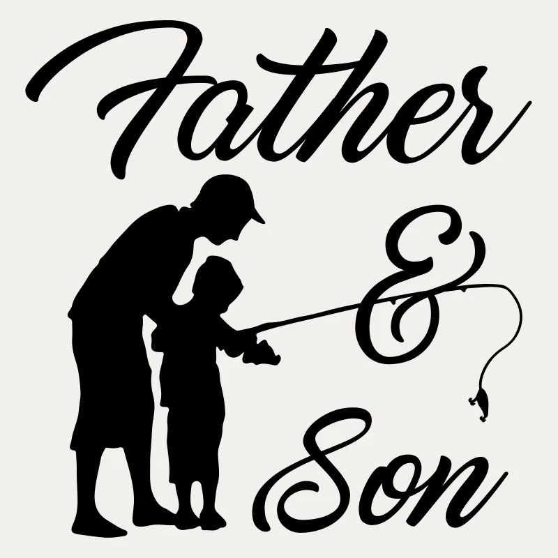 Le père et le fils pêcher pêche pêcher pêcher pêche cadeau pêche