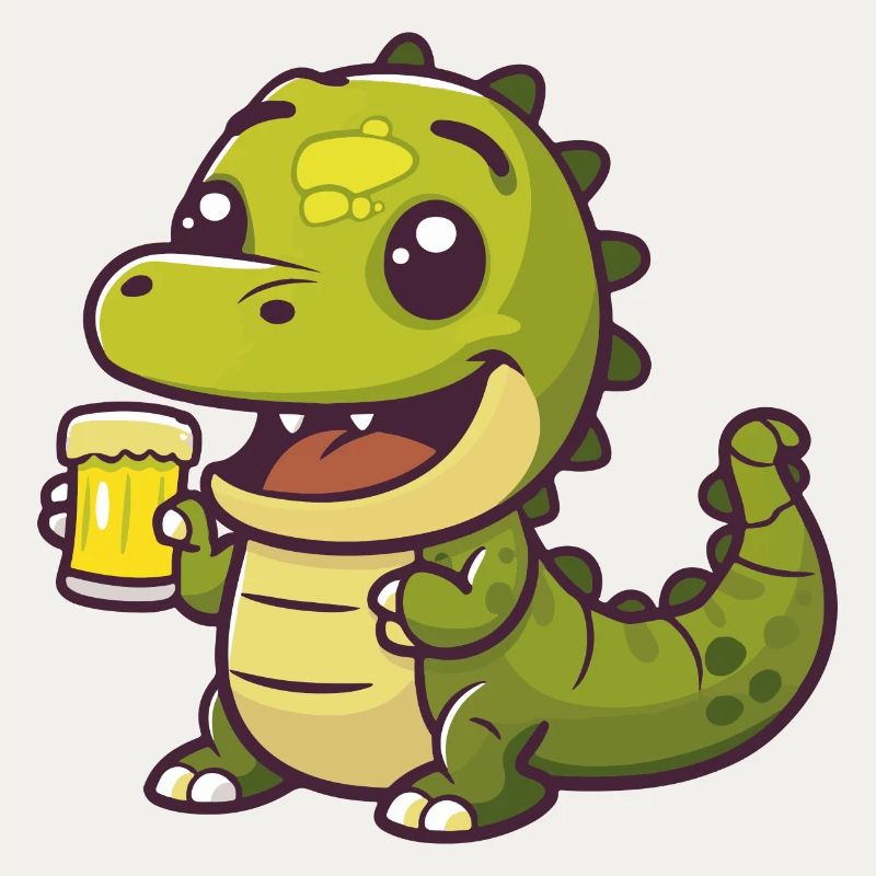 Alligator Bier Comic Party