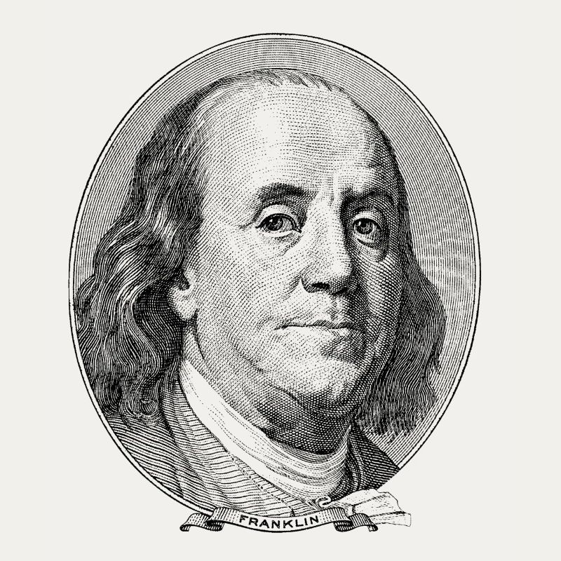100 $ Benjamin Franklin