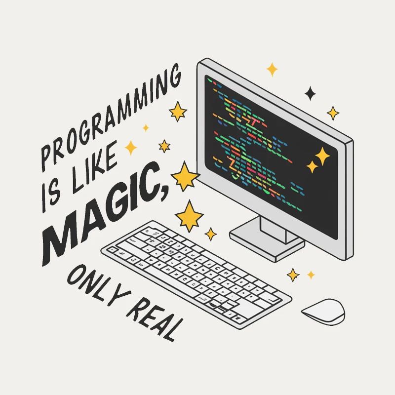 Programming is like magic, only real.
