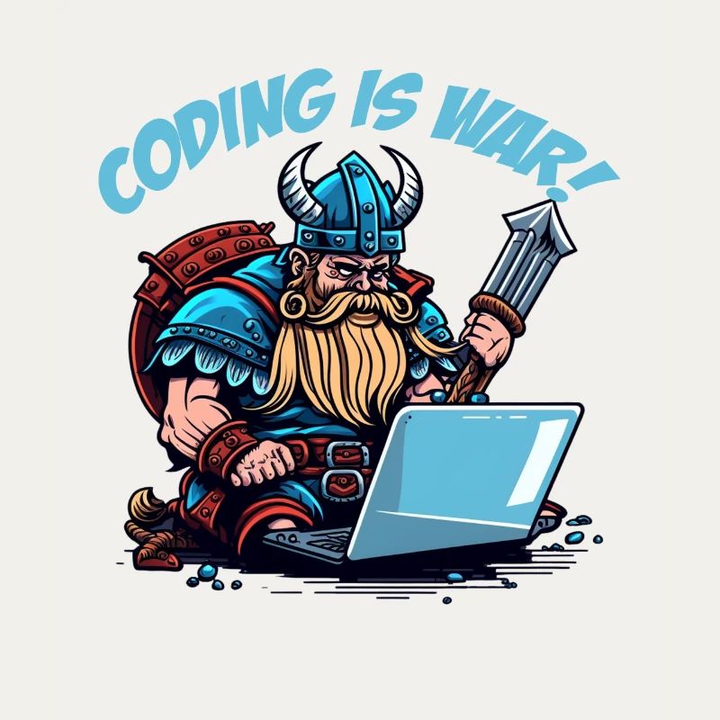 "Coding is war" Vikings