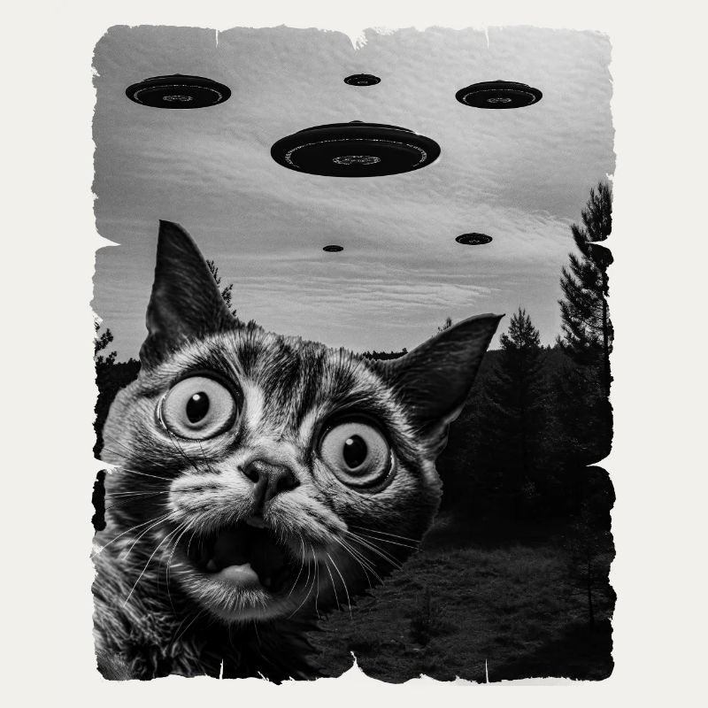 Cat Austerrestrial Invasion Uap Weirdcore