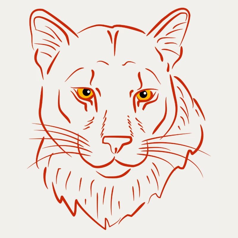 Bergloewe predator