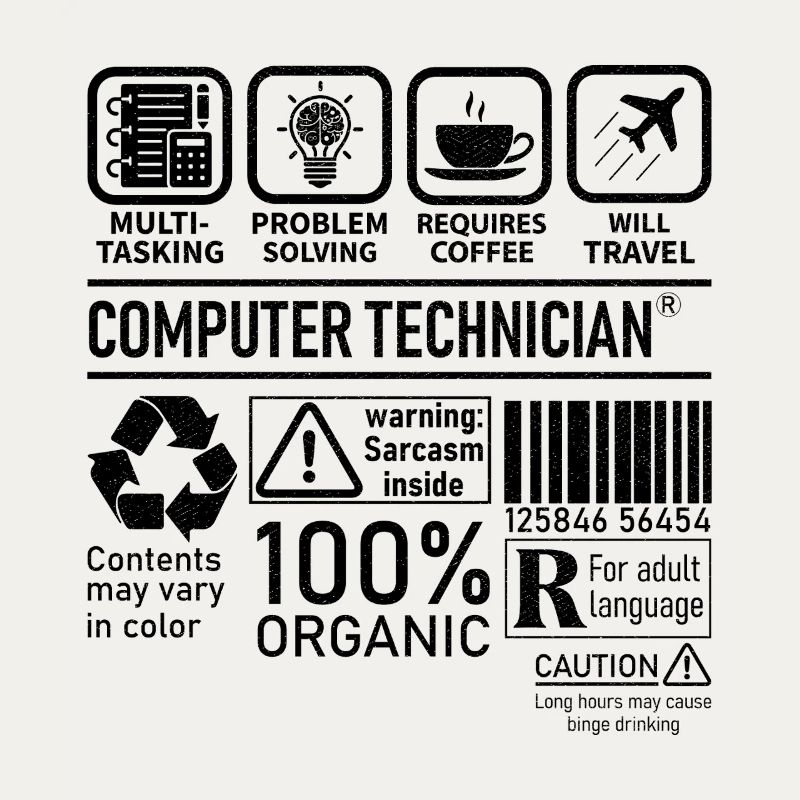 Technicien en informatique multitâche résolution de problèmes