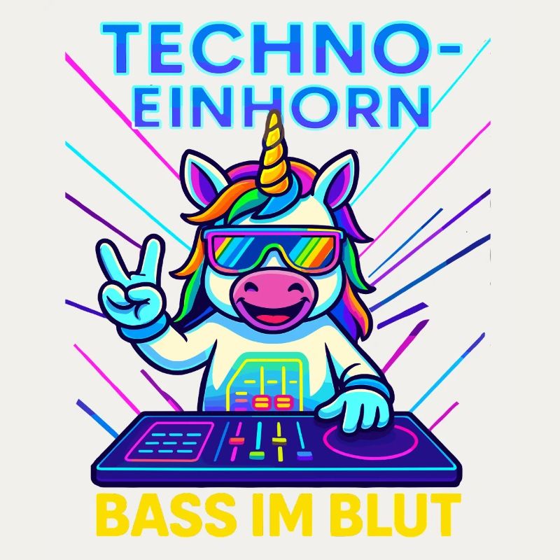 Techno licorne basse dans le sang