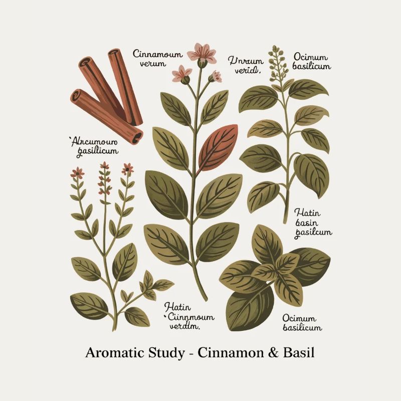 Aromatic Study – Cinnamon & Basil