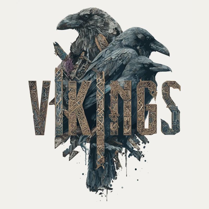 Odin-Corbeaux-Vikings-Épée-Edda