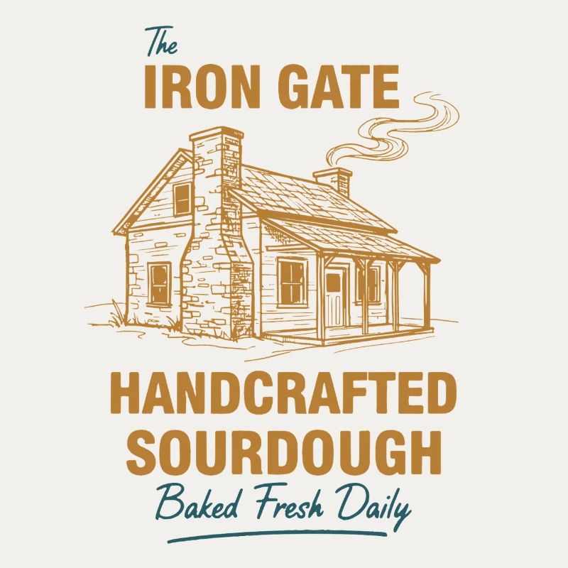 sourdough Bread Baking Iron Gate Handcrafted