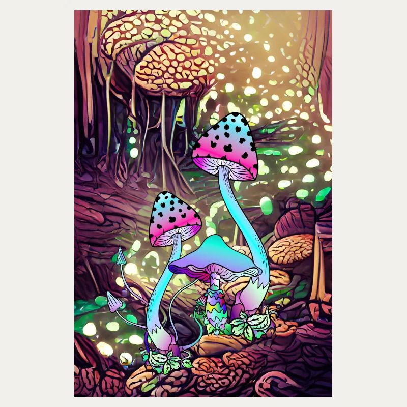 Magic Mushroom Landscape artwork