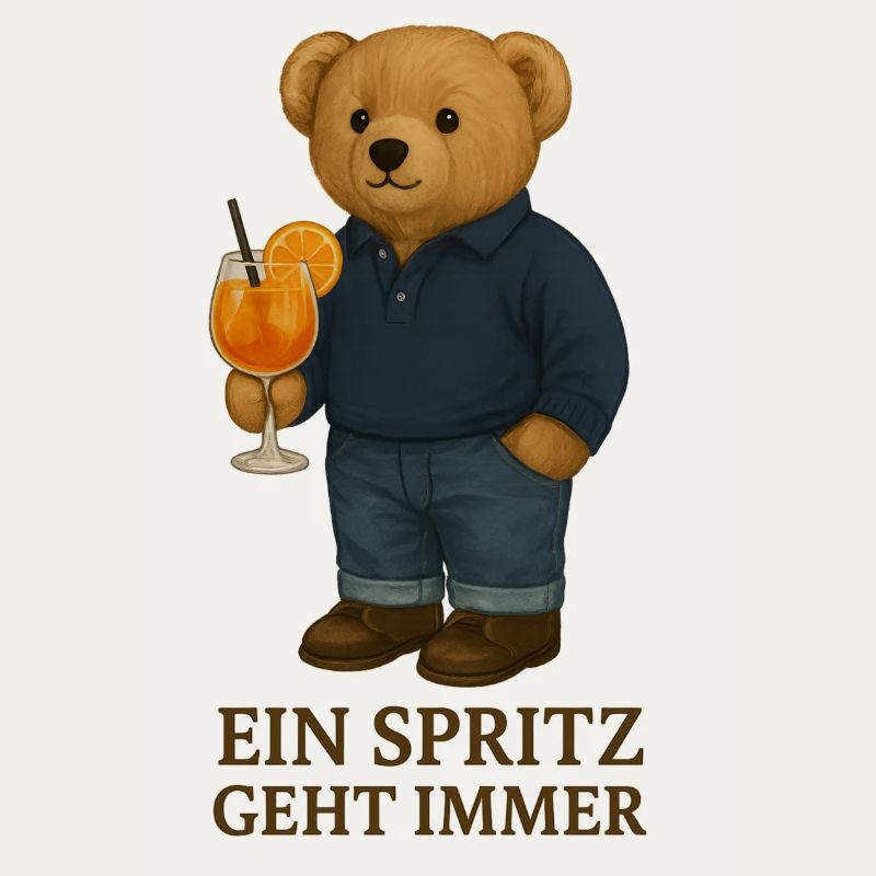 Teddy mit Spritz