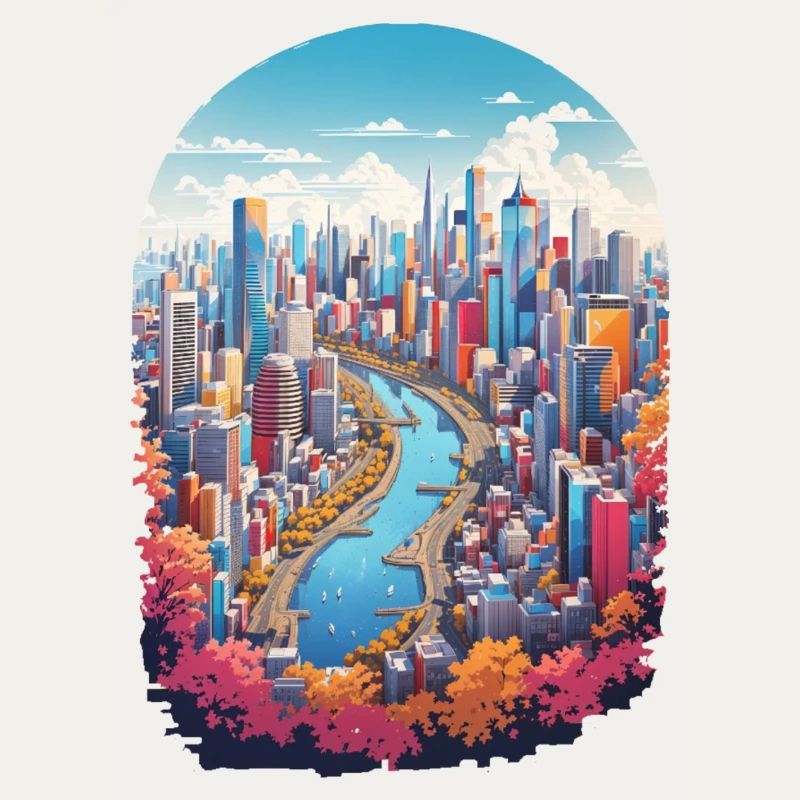 Stadt Landschaft