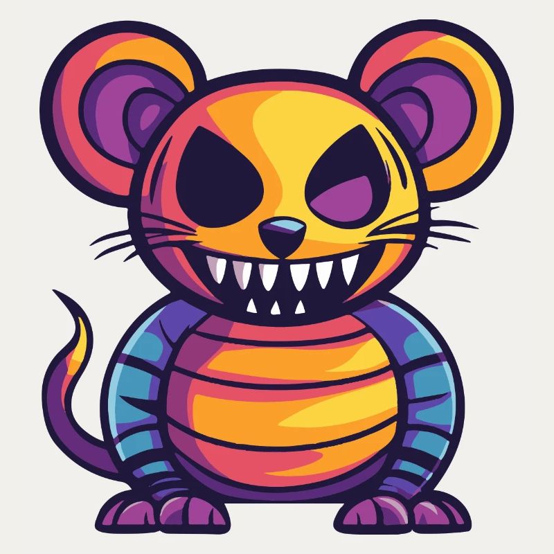 Mouse Halloween Comic Funny