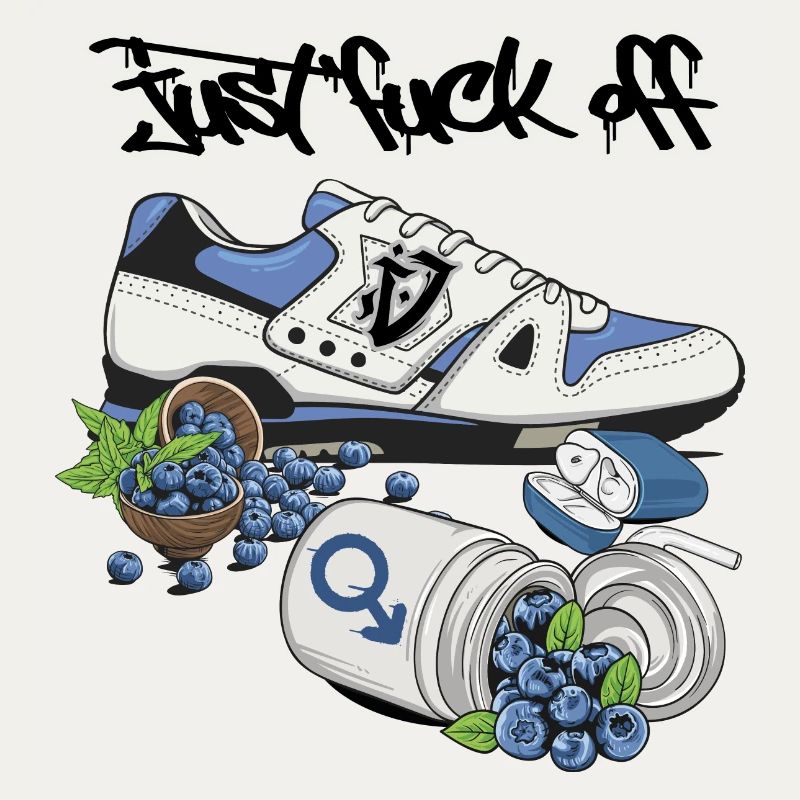 Sneaker (blue) // Illustration