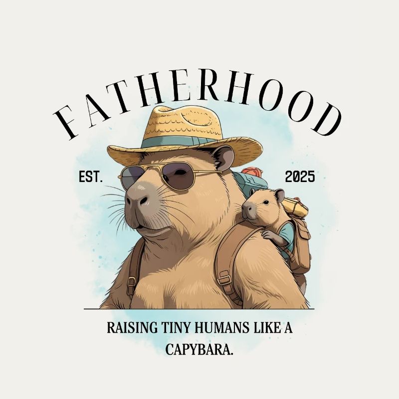 Paternité 2025 Élever de petits humains comme la capybara
