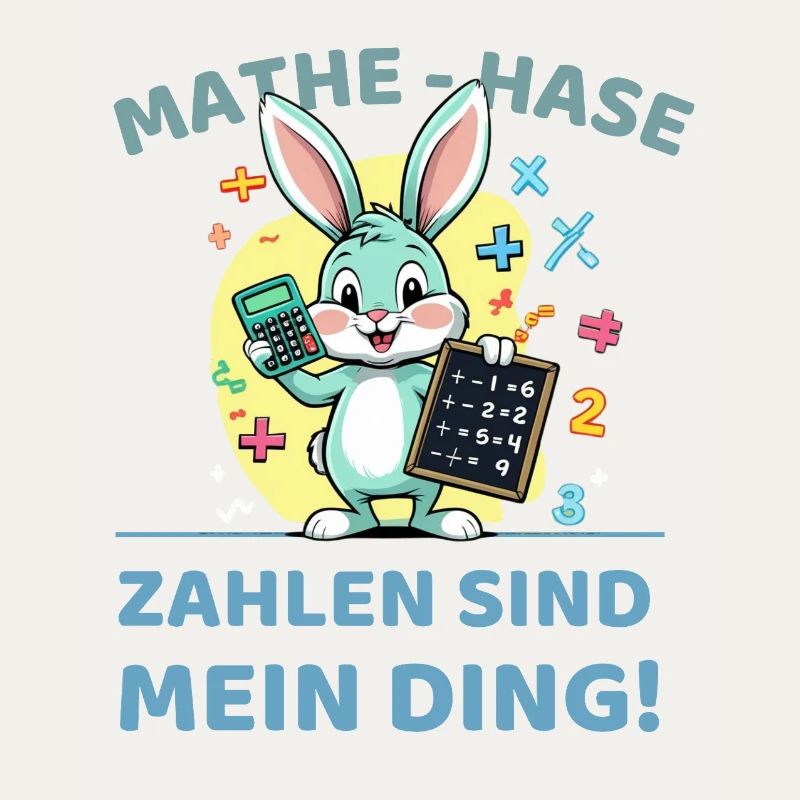 Math bunny with calculation task
