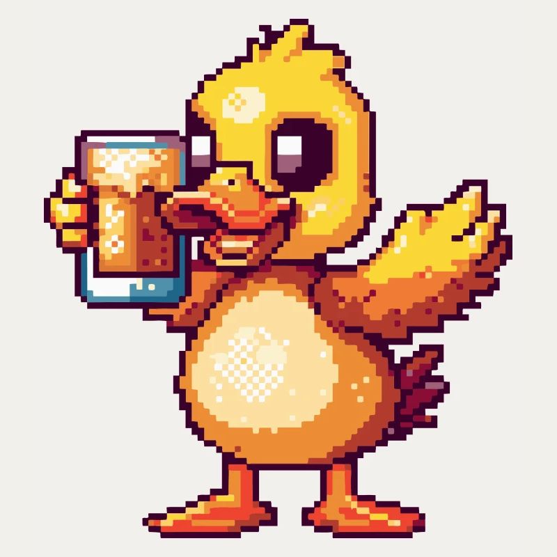 Bière de canard Pixel