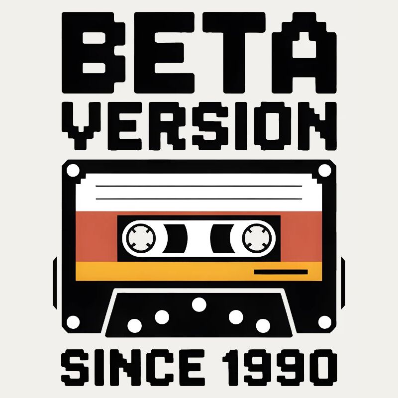 Conception d’impression de cassette rétro