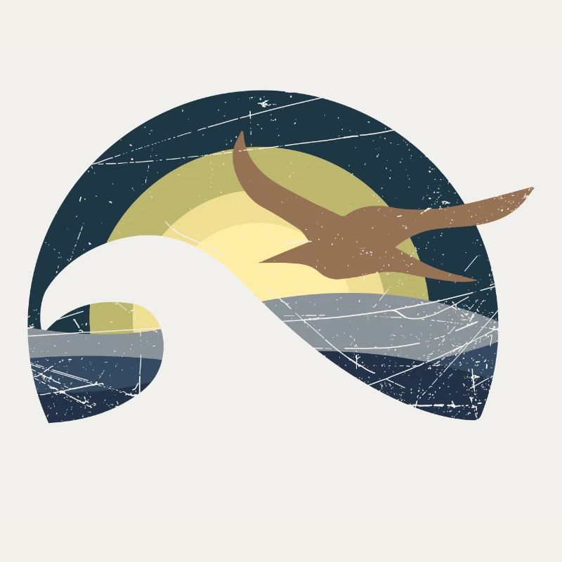 Möwe am Meer
