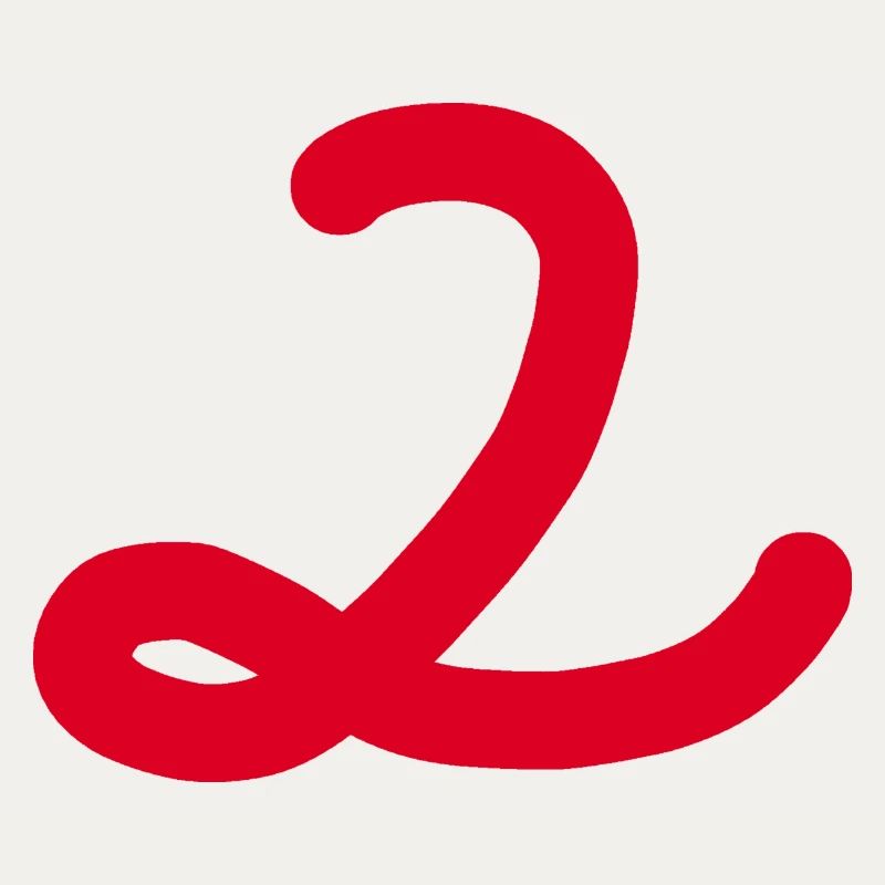 2 Number two number red