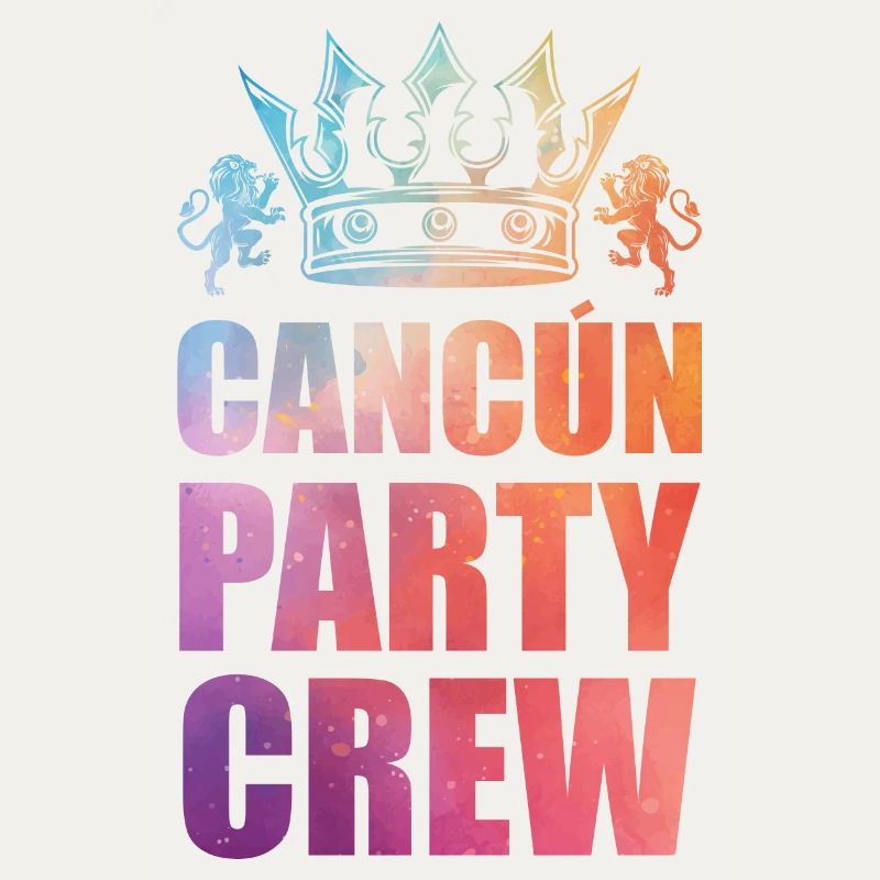 Cancun Party Crew Spruch