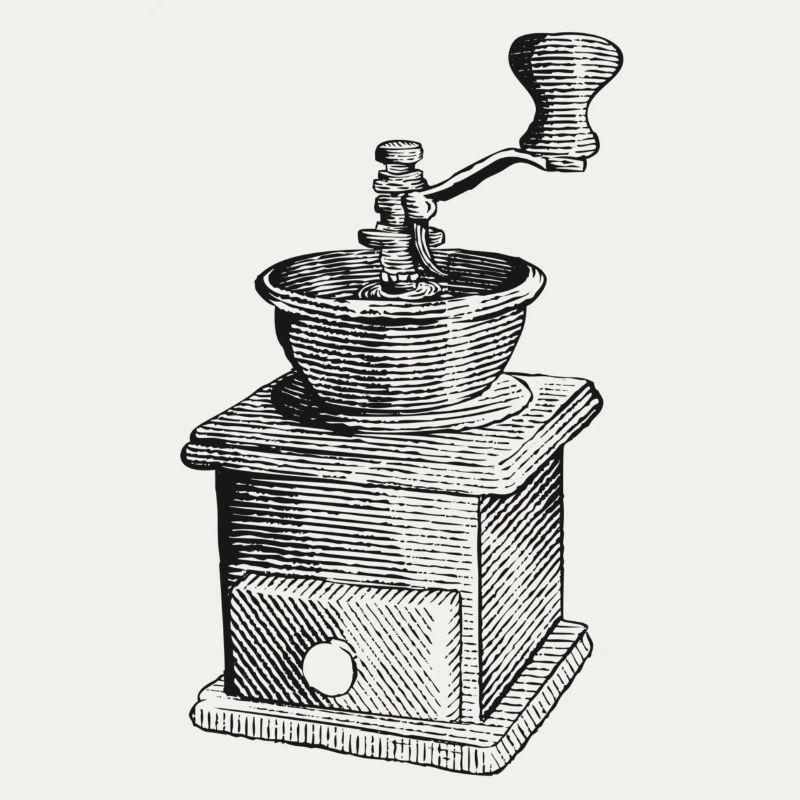 Conception de moulin à café