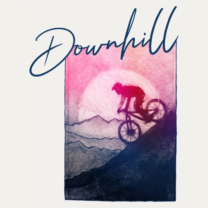 Downhill MTB - Modèle d’impression sculpté à la main