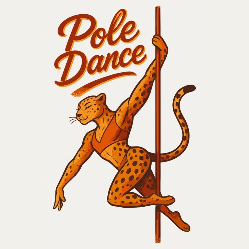 Pole Dance Leopard Pole Dancer Gift