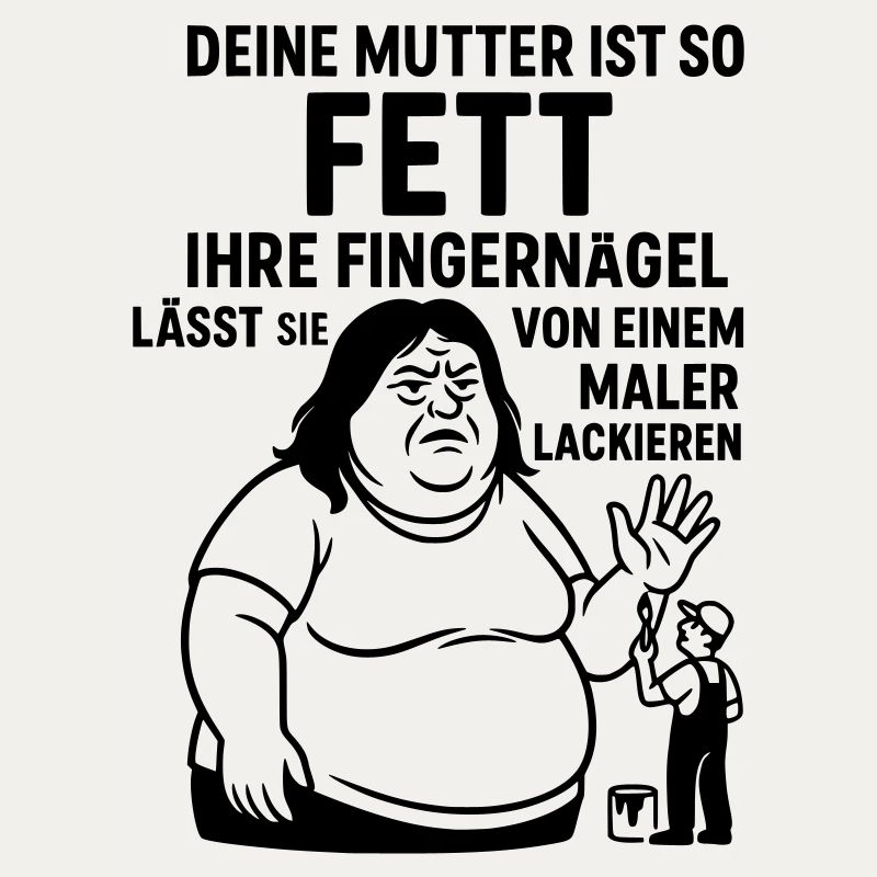 Your Mom Wit Fat Painter Painter Fingernails