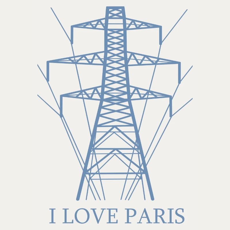 Ironic I love Paris Eiffel Tower as a power pole