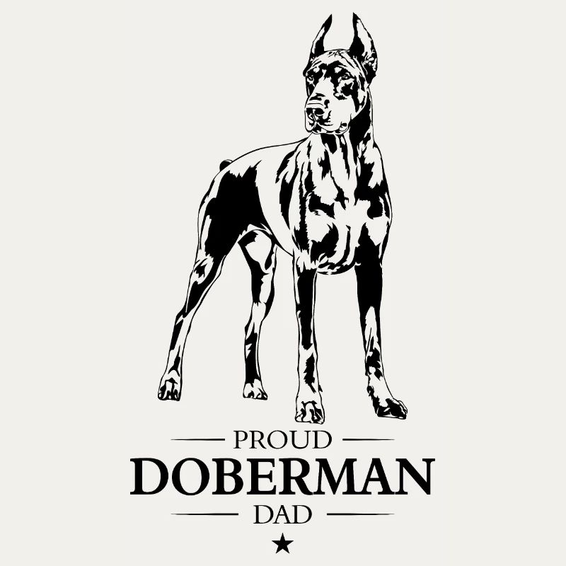 Doberman Dad Hunde Hund Dobermann Wilsigns