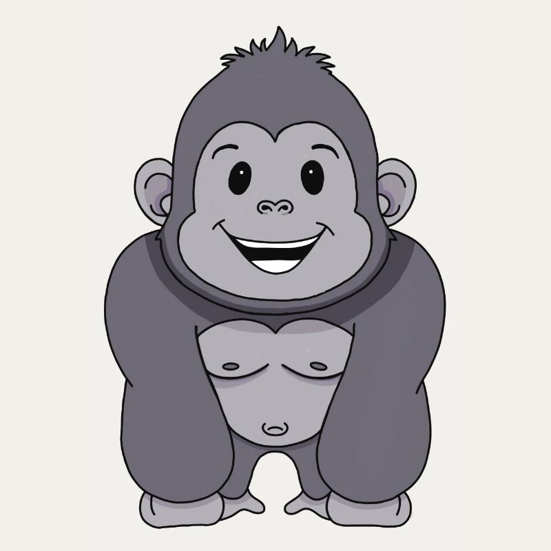 Gorilla Affe