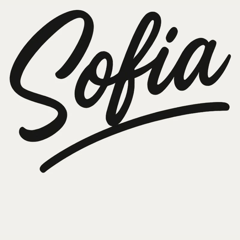 Sofia Signature Hand Lettering