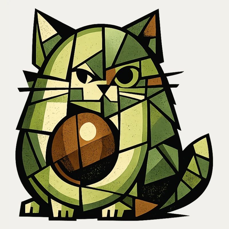 Version cubisme AvoCat