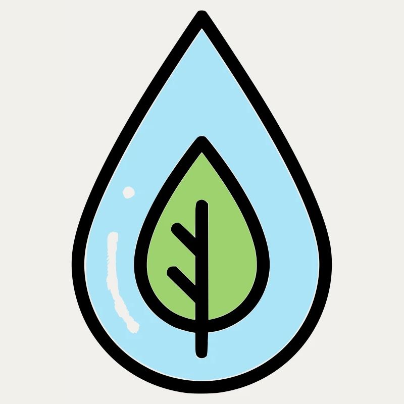 Water Drop Leaf Eco