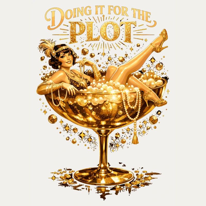 Golden Flapper: Doing it for the Plot Art