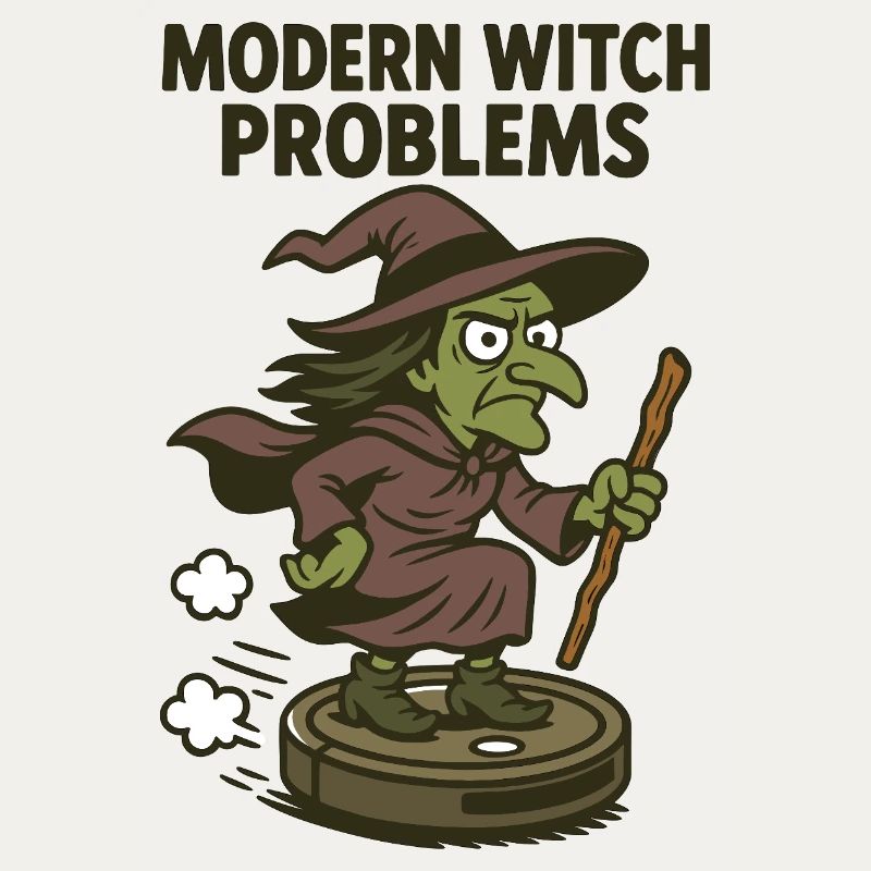 Modern Witch Problems – Lustiges Hexen Design