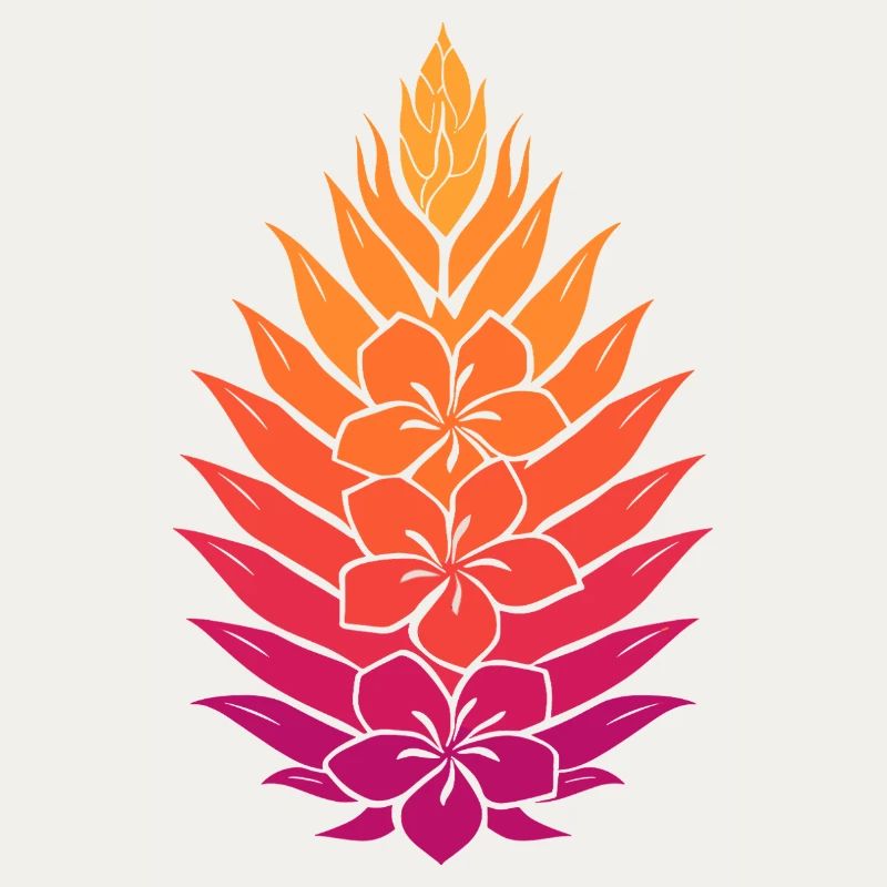 Regenbogen Lotus Mandala