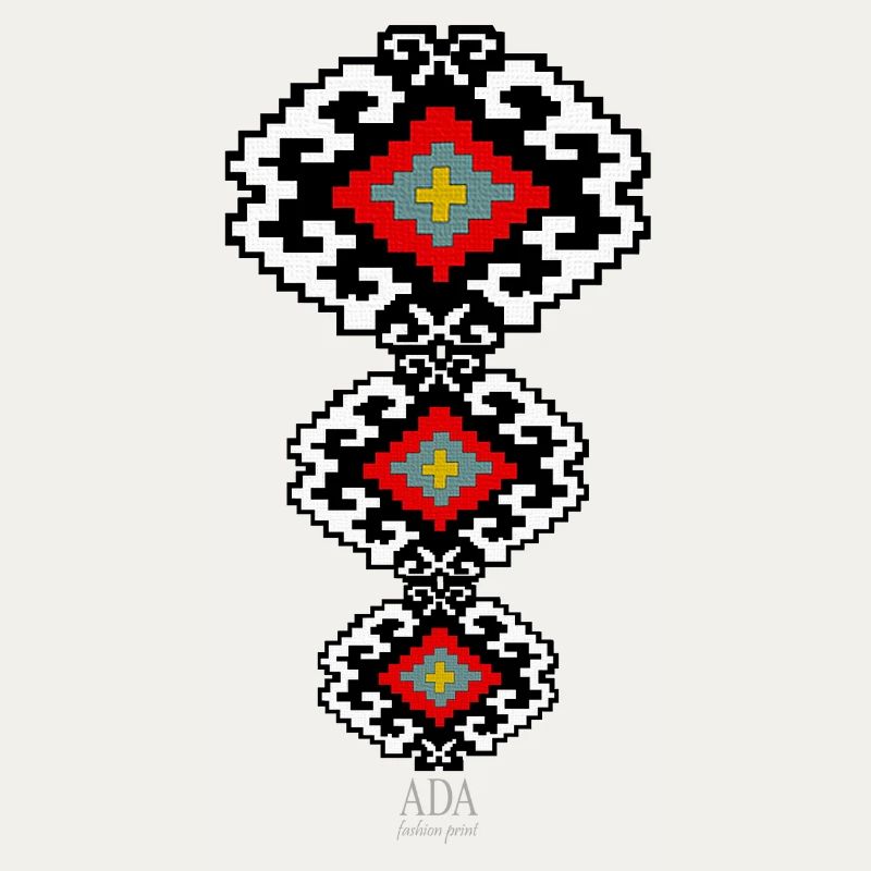 Slavic Folklore Pattern - Serbia