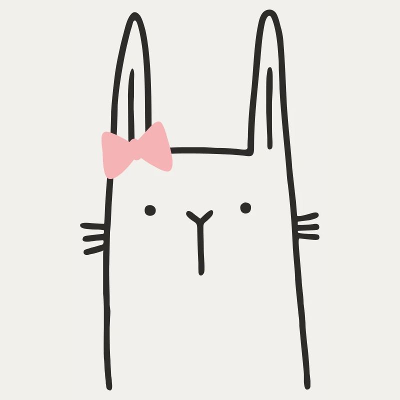 Hase Mädchen Osterhase