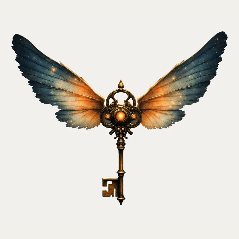 Winged Key Steampunk