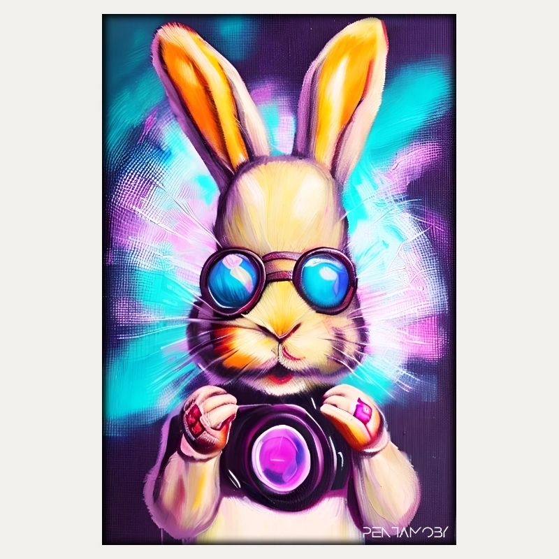 Easter Easter Cyber Future Sci-Fi Animal