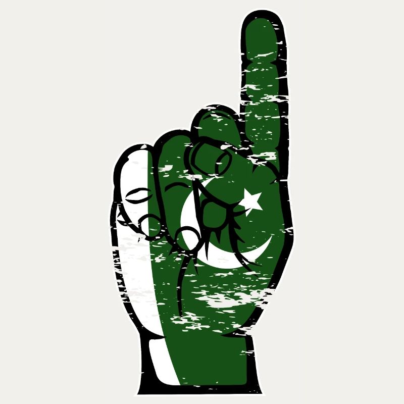 Drapeau pakistanais numéro 1 utilisé