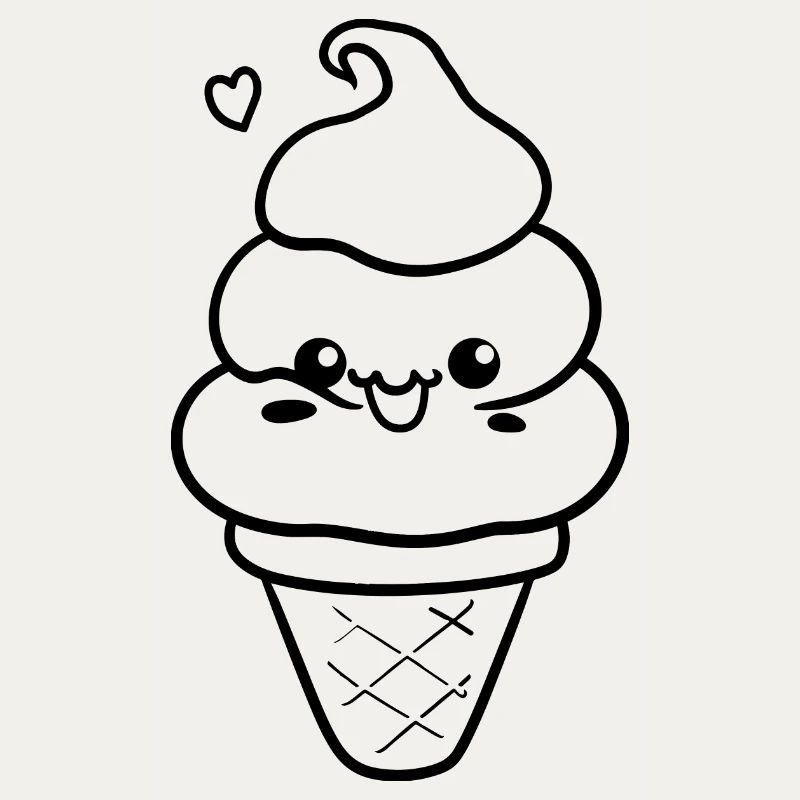 Ice Cream Comic Style